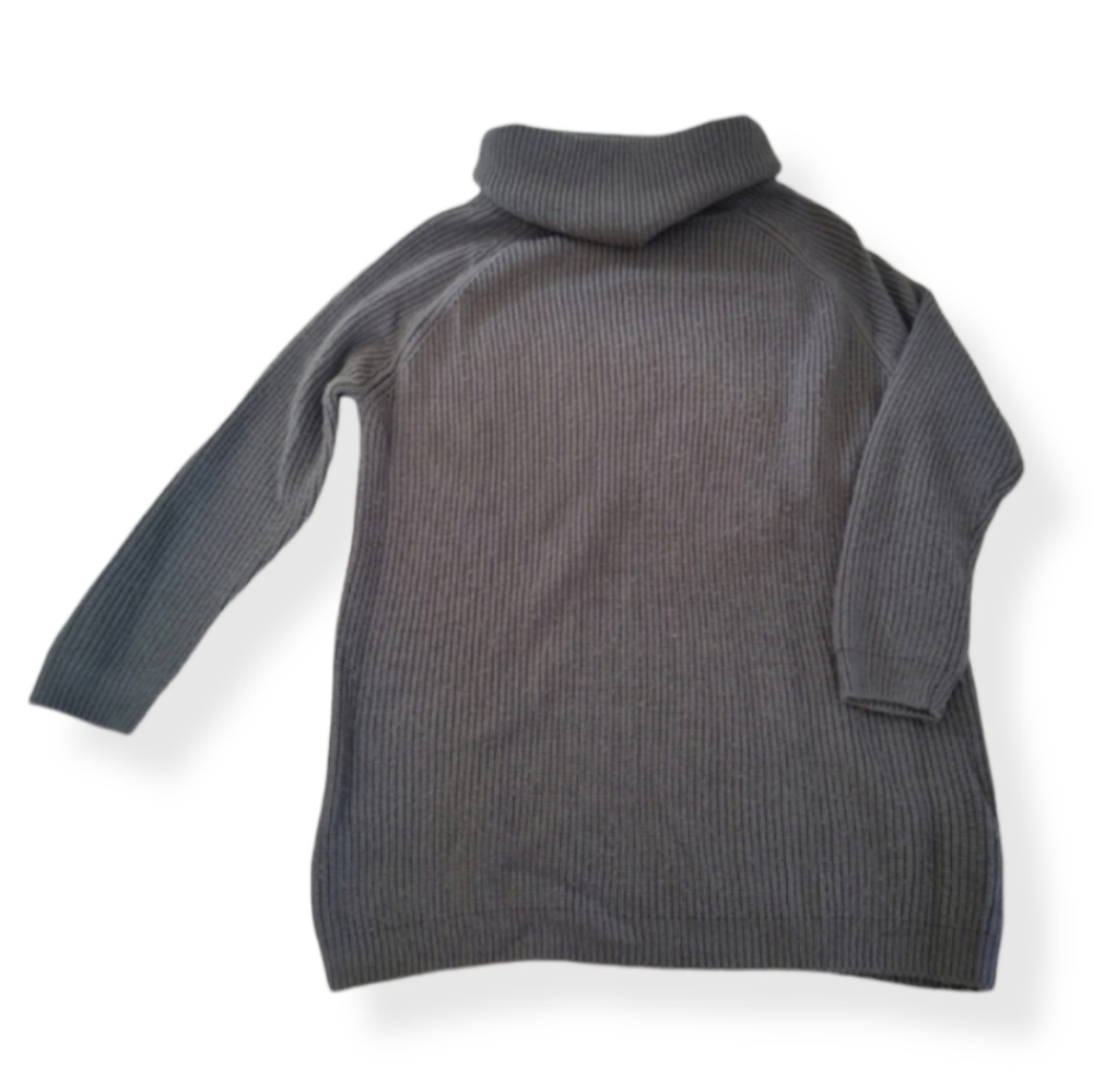 Dynamite Woman's Grey Cowl Neck Sweater | Size Large